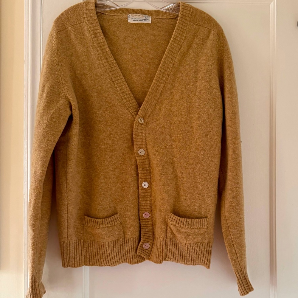 Vintage Braemar Scottish Lamb Wool Cardigan